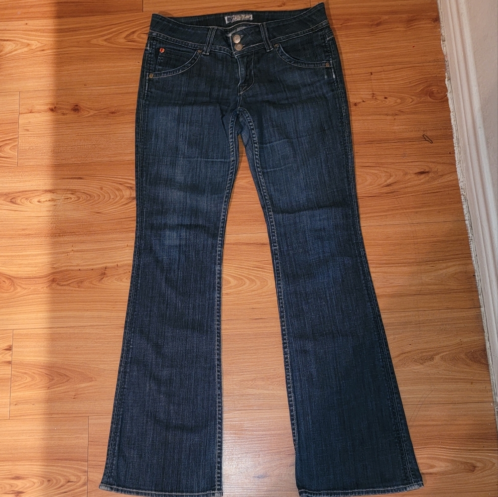 Hudson boot leg dark blue jeans